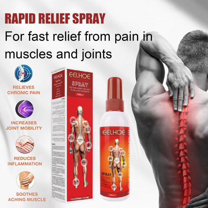 Spray anti-douleur rapide et réduire la douleur et à favoriser la santé et la mobilité des articulations.
